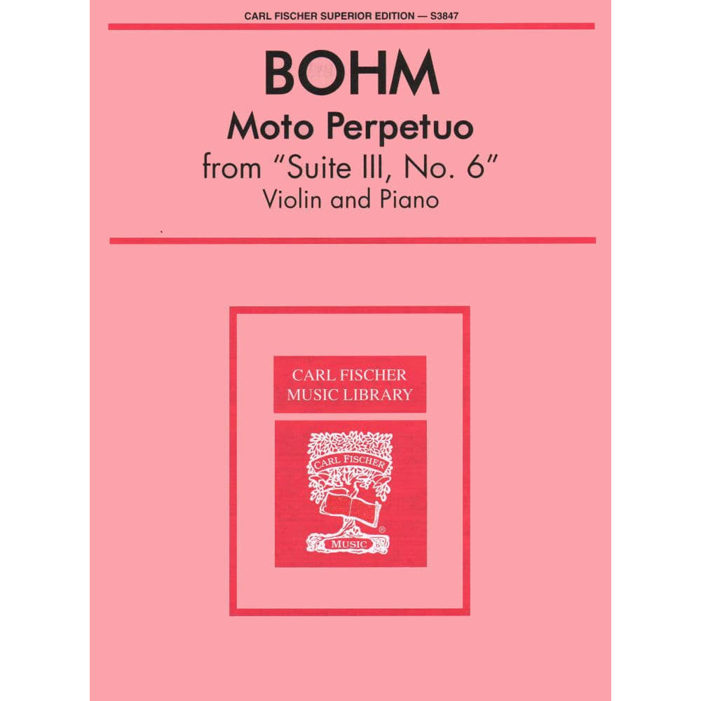Bohm, Carl - Moto Perpetuo from 