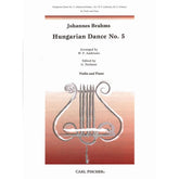 Brahms - Hungarian Dance No 5 - for Violin and Piano - edited by G Perlman - Carl Fischer