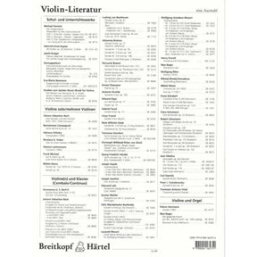 Brahms - Sonata No 2 in A Major, Op 100 - for Violin and Piano - edited by Hans Gal - Breitkopf and Haertel