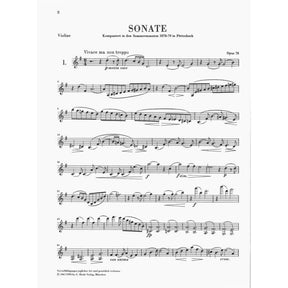 Brahms - Sonatas for Violin and Piano Op 78, 100, 108  - edited by Hans Otto Hiekel - G Henle Verlag