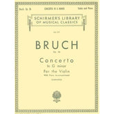 Bruch, Max - Concerto No 1 in g minor Op 26 for Violin and Piano - Arranged by Schradieck - Schirmer Edition