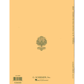 Bruch, Max - Concerto No 1 in g minor Op 26 for Violin and Piano - Arranged by Schradieck - Schirmer Edition