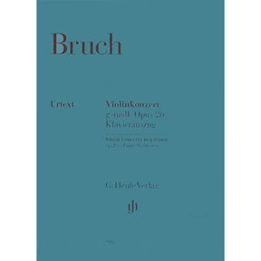 Bruch, Max - Concerto No 1 in G Minor, Op 26 - for Violin and Piano - edited by Michael Kube - G Henle Verlag URTEXT Edition