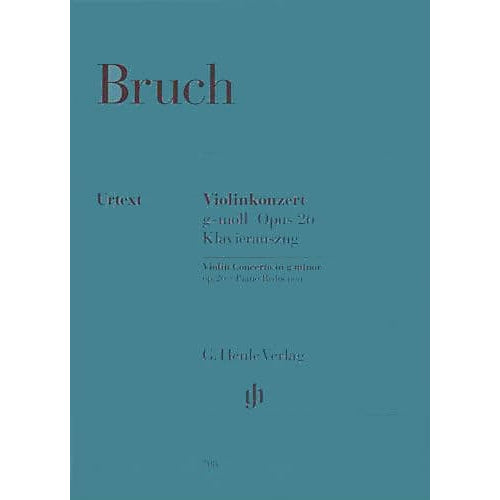 Bruch, Max - Concerto No 1 in G Minor, Op 26 - for Violin and Piano - edited by Michael Kube - G Henle Verlag URTEXT Edition
