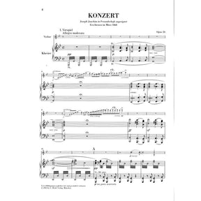 Bruch, Max - Concerto No 1 in G Minor, Op 26 - for Violin and Piano - edited by Michael Kube - G Henle Verlag URTEXT Edition