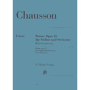 Chausson, Ernest - Poeme, Op 25 - for Violin and Piano - arranged by Umbreit and Gutner - edited by Jost - Henle Verlag URTEXT Edition