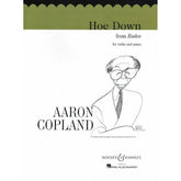 Copland, Aaron - Hoe Down From Rodeo for Violin and Piano - Boosey & Hawkes Publication