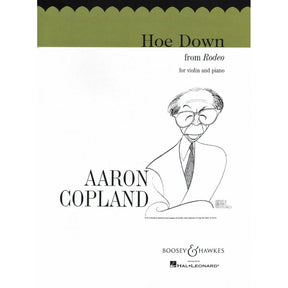 Copland, Aaron - Hoe Down From Rodeo for Violin and Piano - Boosey & Hawkes Publication
