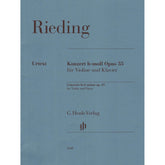 Rieding, Oscar - Concerto In b minor Op 35 - for Violin and Piano - edited by Annette Oppermann - Henle Verlag URTEXT