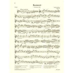 Rieding, Oscar - Concerto In b minor Op 35 - for Violin and Piano - edited by Annette Oppermann - Henle Verlag URTEXT