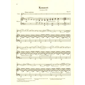 Rieding, Oscar - Concerto In b minor Op 35 - for Violin and Piano - edited by Annette Oppermann - Henle Verlag URTEXT