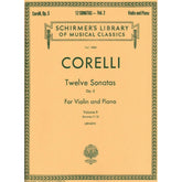 Corelli, Arcangelo - Twelve Sonatas, Op 5: Volume 2 (Nos 7-12) - Violin and Piano - edited by Gustav Jensen - G Schirmer Edition