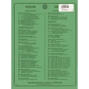 Corelli, Arcangelo - 12 Sonatas Op 5 Volume 2 Nos 7-12 for Violin and Piano - arranged by Jensen - International Edition