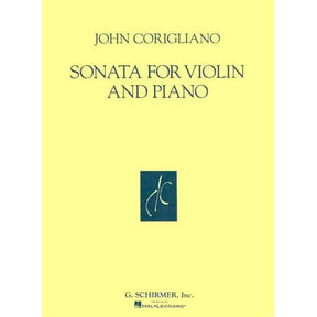 Corigliano, John - Sonata for Violin and Piano - edited by John Corigliano, Sr - G Schirmer Edition