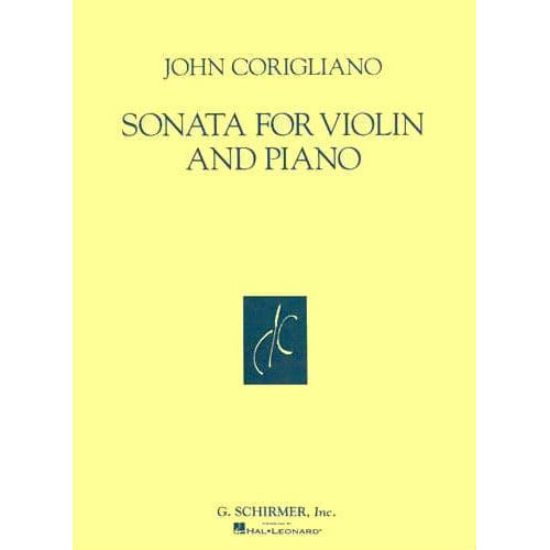 Corigliano, John - Sonata for Violin and Piano - edited by John Corigliano, Sr - G Schirmer Edition