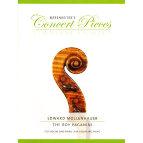 Mollenhauer - The Boy Paganini - for Violin and Piano - edited by Kurt Sassmannshaus - Barenreiter's Concert Pieces