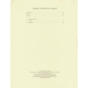 Martinu, Bohuslav - Concerto No. 1 - for Violin and Piano - Barenreiter URTEXT