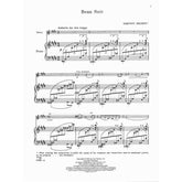 Debussy, Claude - Beau Soir for Violin and Piano - arranged by Jascha Heifetz - Fischer Edition