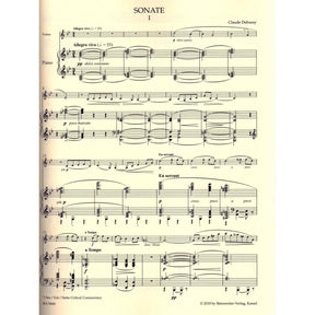 Debussy, Claude - Works for Violin and Piano - Edited by Douglas Woodfull-Harris - Barenreiter Urtext