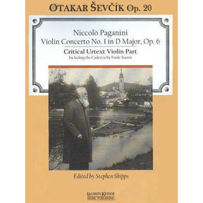 Sevcik, Otakar - Niccolo Paganini Violin Concerto No 1 in D Major Op 20 - Violin and Piano - Analytical Studies & Exercises - Edited by Stephen Shipps