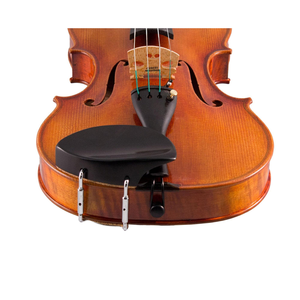 Teka Ebony Violin Chinrest - Medium Plate