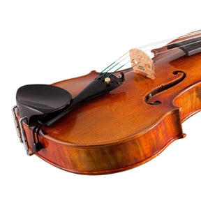 Teka Ebony Violin Chinrest - Medium Plate