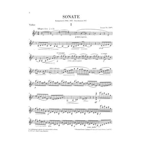 Debussy, Claude - Sonata in G Minor for Violin and Piano - edited by Kurt Gunter - G Henle Verlag URTEXT