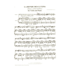 Bazzini, Antonio - La Ronde des Lutins (Dance of the Goblins), Op. 25 - for Violin and Piano - edited by Endre Granat - Heifetz Collection