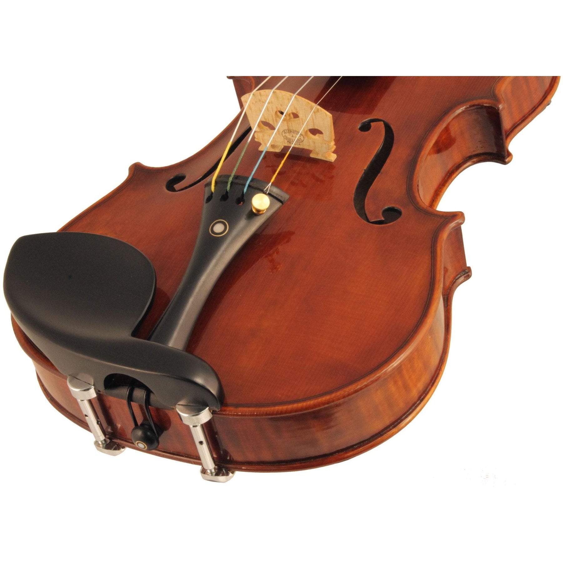 Guarneri Ebony Violin Chinrest - Hill Style Clamps