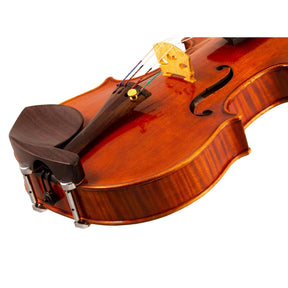 Guarneri Violin Chinrest with Old Hill Plate and Hill Clamps - Rosewood
