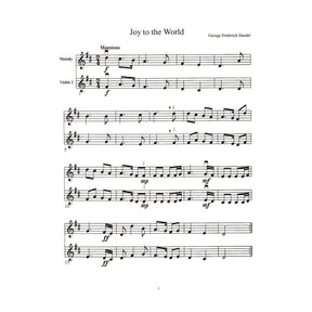 Christmas Solos for Beginning Violin, Level 1 - Violin Parts and Piano Accompaniment for Flexible Ensemble - by Craig Duncan - Mel Bay Publications