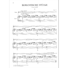 Dvorák, Antonín - Four Romantic Pieces, Op 75 - Violin and Piano - edited by  Kurt Guntner - published by G Henle Verlag URTEXT