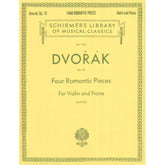 Dvorak, Antonin - Four Romantic Pieces, Op 75 - Violin and Piano - edited by Klopcic - published by Schirmer