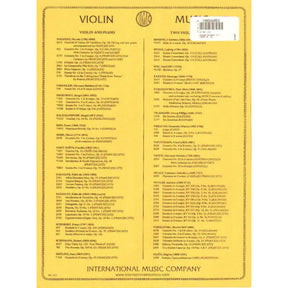 Dvorák, Antonán - Romance in f minor, Op 11 - Violin and Piano - edited by Josef Gingold - International Edition