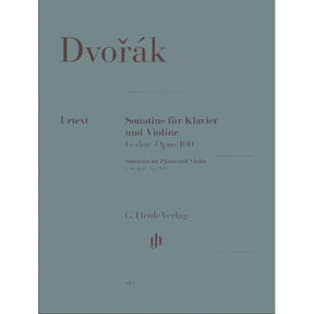 Dvorák, Antonín - Sonatina in G Major, Op 100 - Violin and Piano - edited by Kurt Guntner - G Henle Verlag URTEXT Edition