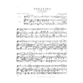 Dvorák, Antonín - Sonatina in G Major, Op 100 - Violin and Piano - edited by Josef Gingold - International Music Company