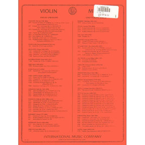 Dvorák, Antonín - Sonatina in G Major, Op 100 - Violin and Piano - edited by Josef Gingold - International Music Company