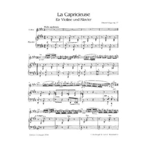 Elgar, Edward - La Capricieuse, Op 17 - Violin and Piano - Breitkopf and Härtel Edition