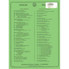 Fauré, Gabriel - Sonata No 1 in A Major, Op 13 - Violin and Piano - edited by Zino Francescatti - International Edition