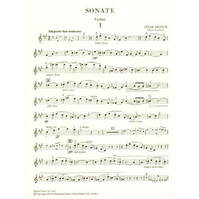 Franck, César - Sonata In A Major - Violin and Piano - edited by Maxim Jacobsen - Edition Peters