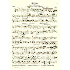 Grieg, Edvard - Sonata in G, Op 13 - for Violin and Piano - G Henle Verlag URTEXT