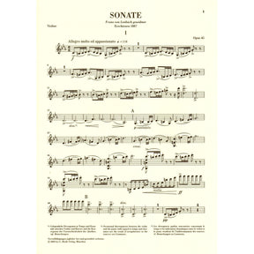 Grieg, Edvard - Sonata No 3 in c minor, Op 45 - Violin and Piano - editedy by Egon Voss - G Henle Verlag URTEXT