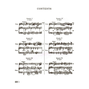 Handel, George Frideric - Six Sonatas (Complete) - Violin and Piano - edited by Leopold Auer and C Friedberg - Carl Fischer Edition