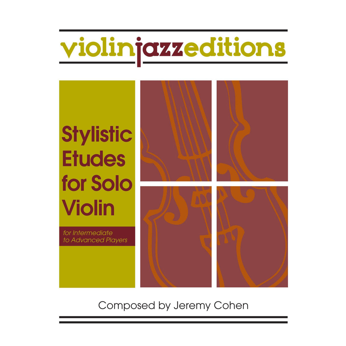 Cohen, Jeremy - Stylistic Etudes for Solo Violin - Violinjazz Editions - Digital Download