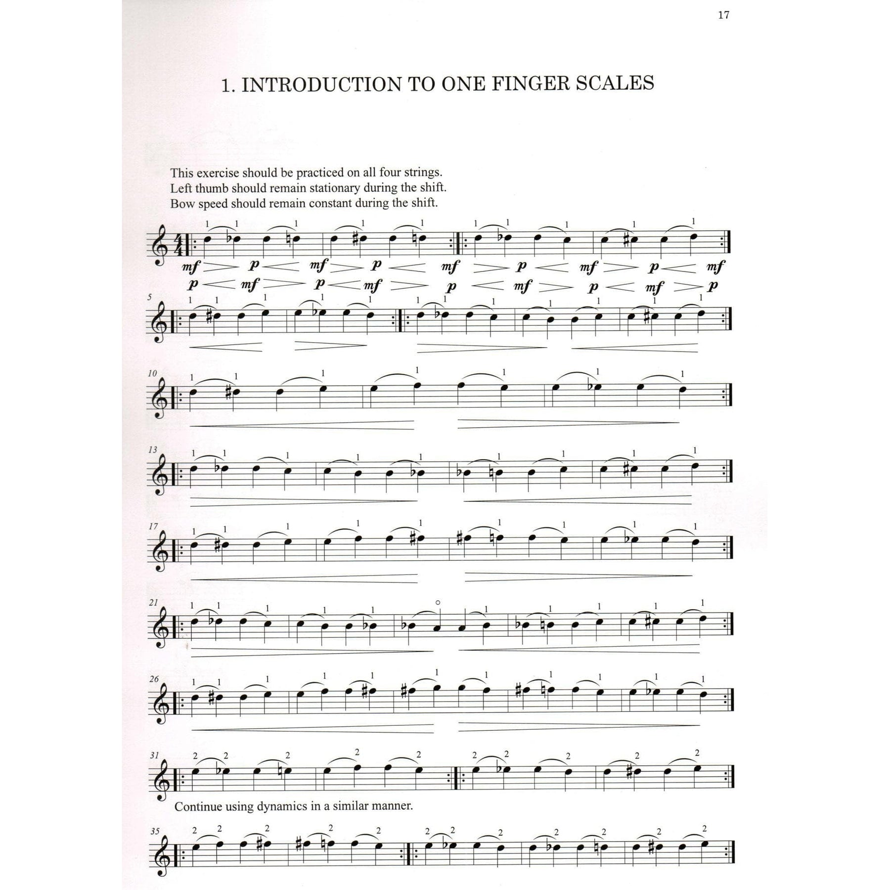 Martinic-Jercic, Borivoj - Freedom and Flexibility of the Violinist’s Left Hand: Technical Studies for Violin