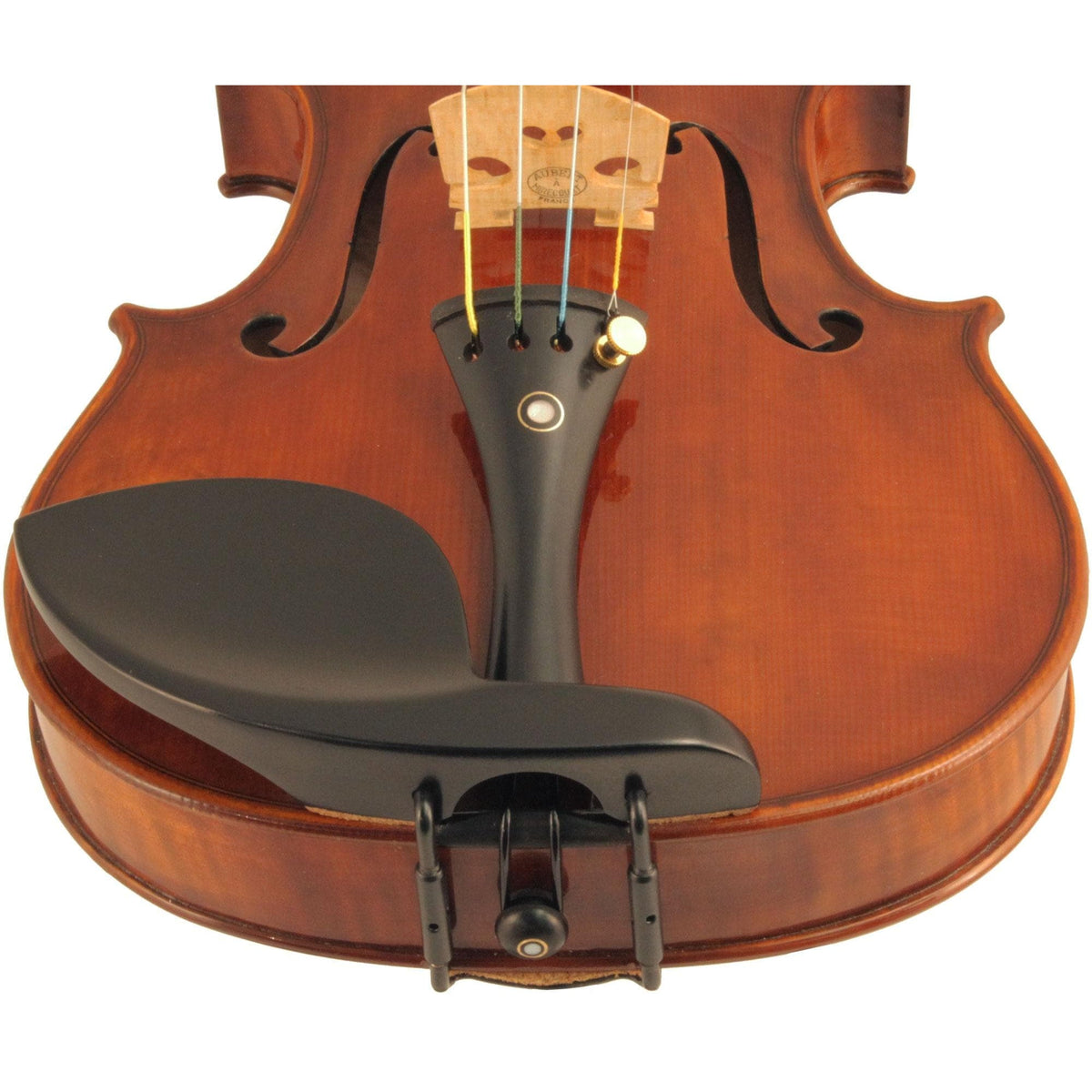 Guarneri Violin Chinrest Ebony w/ Black Clamp
