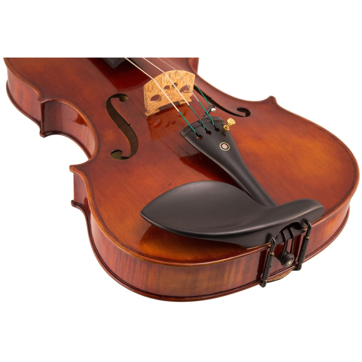 Guarneri Viola Chinrest Ebony w/ Black Clamp