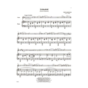 Kreisler, Fritz - Liebesleid - for Violin and Piano - includes Online Audio - Carl Fischer Edition