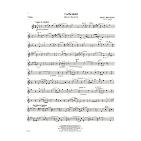 Kreisler, Fritz - Liebesleid - for Violin and Piano - includes Online Audio - Carl Fischer Edition