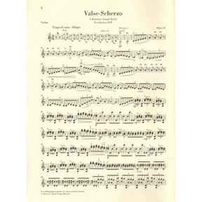 Tchaikovsky, P.I. - Valse-Scherzo, Opus 34 - for Violin and Piano - edited by Komarov and Turban - G Henle Verlag URTEXT